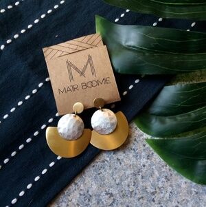 Matr Boome| New Gold and Silver Earrings Hammered